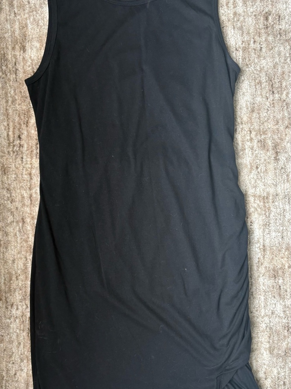 Black Sleeveless Women's Tank Top